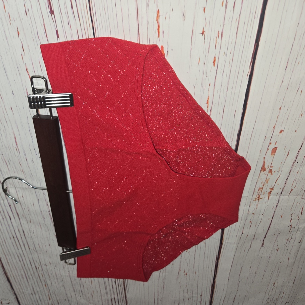 NWT Victoria Secret Red Sparkle Bottoms Size XL - Picture 2 of 9
